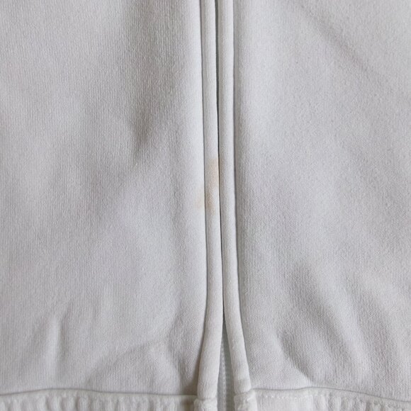aritzia tna cozyaf fleece white boyfriend zip up hoodie - Picture 5 of 5